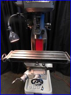 Rockwell Vertical Milling Machine WithVise, End Mills, Tap Head, Chuck & Collets115V