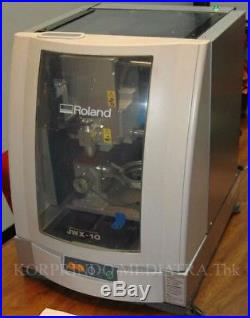 Roland JWX-10 3D 3 axis Wax Milling Machine Jewelry HP computer Protowizard