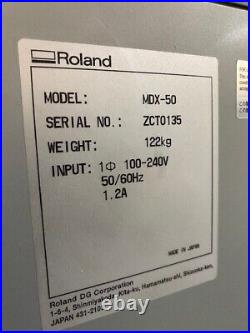 Roland MDX-50 Benchtop CNC Milling Machine