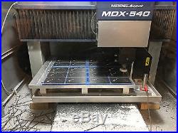 Roland MDX-540A MDX-540 Rapid Prototype Benchtop Mill CNC Machine with 4th Axis