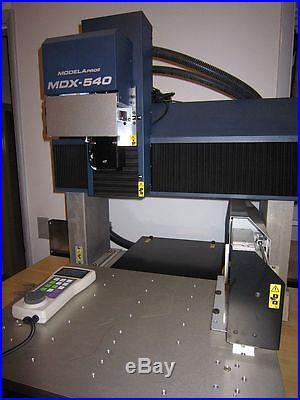 Roland MDX-540A Pro II 3D CNC Benchtop Milling Machine