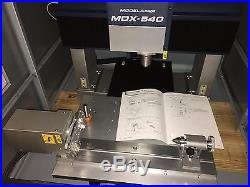 Roland MDX-540 with 4th rotary Axis