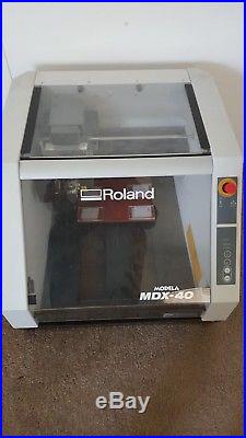 Roland Model A Mdx-40 Milling Machine