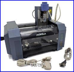 Roland Modela MDX-15 3D Plotter CNC Milling Machine with Serial to USB Adapter