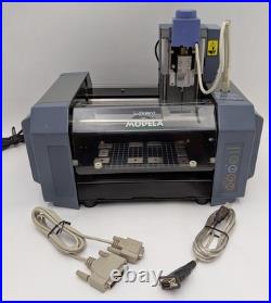 Roland Modela MDX-15 3D Plotter CNC Milling Machine with Serial to USB Adapter