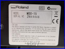 Roland Modela MDX-15 3D Plotter CNC Milling Machine with Serial to USB Adapter