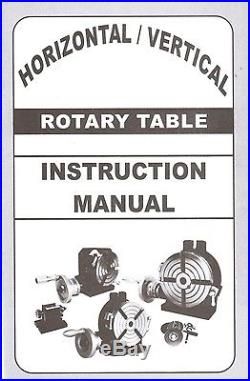 Rotary Table HV4+100mm Chuck+Backplate+Tailstock + Indexing Plate + clamping kit