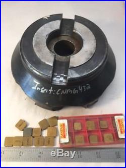 SECO Secodex 7 Shell Face Mill with 29 CNMG 432 Carbide Inserts! 2 Arbor X5004