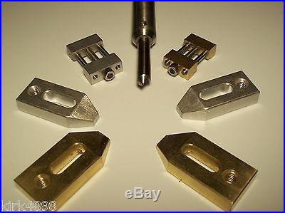 SET OF 2 MACHINE SHOP VISE STOPS MILL (1 LEFT AND 1 RIGHT) 1 INCH LOW PROFILE