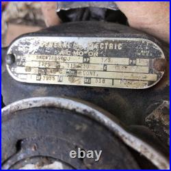 SIOUX 645 VALVE FACE GRINDER MOTOR & PULLEY (good Usable Condition) SIOUX 645 VALVE FACE GRINDER MOTOR & PULLEY (good Usable Condition)