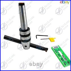 SKYLARK 40mm Fly Cutter Boring Bar DCMT11T3 MT3 R8 Milling Tool 16mm Bar