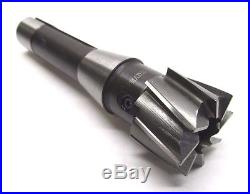 SPAIN! ENCO 1/2 SHELL MILL ARBOR with R8 SHANK + 11 SHELL MILL CUTTERS