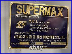 SUPERMAX YC 1-1/2 VS Vertical Milling Machine DRO #GMT-3853