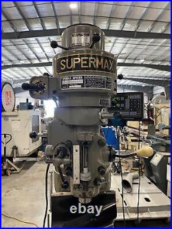 SUPERMAX YC 1-1/2 VS Vertical Milling Machine DRO #GMT-3853