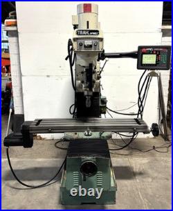 SWI TRAK CNC Vertical Mill DPME2, 3-Axis, Bed Type, Edge 3 Control, 2004 SWI TRAK CNC Vertical Mill DPME2, 3-Axis, Bed Type, Edge 3 Control, 2004