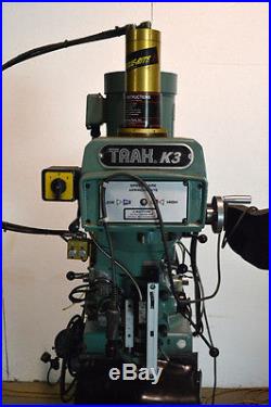 SWI TRAK K3 VERTICAL KNEE MILLING MACHINE With PROTO TRAK SMX-2 CONTROL 3HP 230V