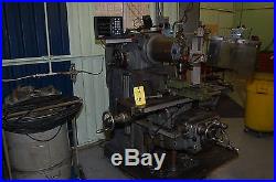 Schaublin Universal Milling Machine. Type 53. With 3 axis DRO. Very well equipped