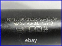 Seco Milling Cutter R217.99-01.50-3s-12-3A With 10 Seco Inserts