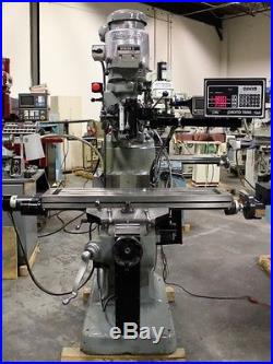 Series I BRIDGEPORT Two-Axis CNC Vertical Mill with 3X DRO (New'83, Retrofit'91)