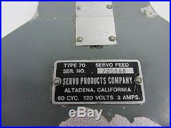 Servo Model 70 power feed for Bridgeport milling machine