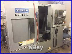 Sharp SV2412 2008 CNC Vertical Machining Center LOW HOURS VIDEO AVAILABLE