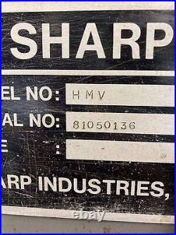 Sharp Vertical Milling Machine HMV 10x50 With Readout, Servos