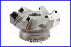 Shars CNC 3 45° Indexable Face Mill SEHT 43 Insert 6 Flutes New P