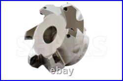 Shars CNC 3 45° Indexable Face Mill SEHT 43 Insert 6 Flutes New P