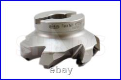 Shars CNC 3 45° Indexable Face Mill SEHT 43 Insert 6 Flutes New P