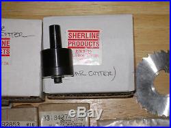 Sherline 3230 & 3231 Milling Arbors, + Misc. Gear Cutters, Saws, And Layout Scribe