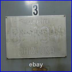 Shizuoka MILLMASTER B-10V Vertical Mill CNC Machining Center 3 Axis 208V 3Ph