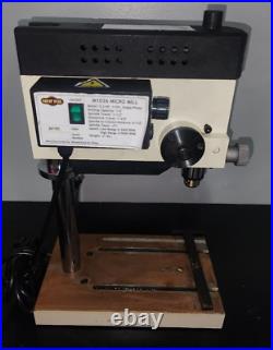 Shop Fox M1036 Micro Mill Machine Variable Speed Digital Height Gauge 110V 0.2HP
