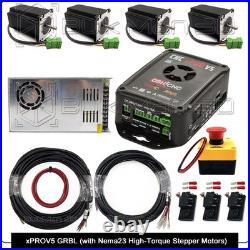 Silver ULTIMATE Bee CNC Router Machine Engraver Full Kit Ball Screw Transmission