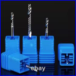 Single Flute End Mill Solid Carbide Spiral Router Bits Milling Cutter Bit CNC