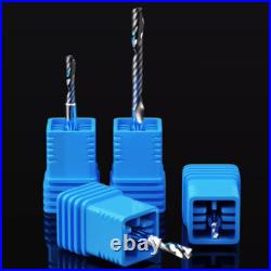 Single Flute End Mill Solid Carbide Spiral Router Bits Milling Cutter Bit CNC