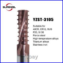 Skip teeth Thread Mill Threading Tool Balzers Coated CNC High-Speed Milling Tool