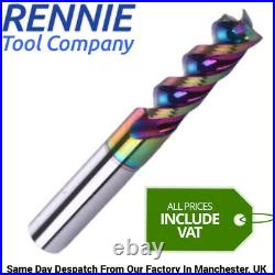 Solid Carbide DLC Coated 3 Flute Variable Helix End Mill For Aluminium / Endmill Solid Carbide DLC Coated 3 Flute Variable Helix End Mill For Aluminium / Endmill