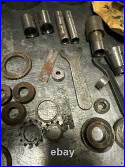 South Bend Lathe Milling Machine Right Angle Heads & Parts Lot Assortment