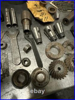 South Bend Lathe Milling Machine Right Angle Heads & Parts Lot Assortment