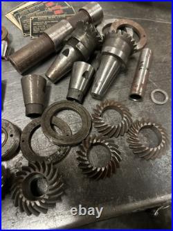 South Bend Lathe Milling Machine Right Angle Heads & Parts Lot Assortment