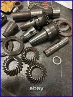 South Bend Lathe Milling Machine Right Angle Heads & Parts Lot Assortment