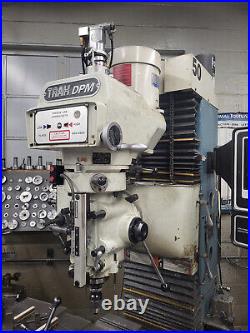 Southwestern Industries TRAK DPM CNC Vertical Bed Mill, Under Power, Tooling