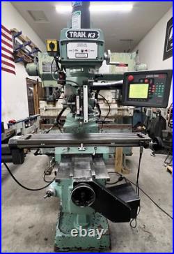 Southwestern Industries Trak K3 2-axis CNC Knee Mill 10x50 (Proto Trak Edge)