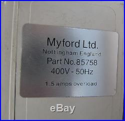 Stop / start switch 3 phase milling machine lathe direct from Myford ltd