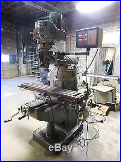 Supermax 2 HP Vertical Milling Machine 9 x 49 Table DRO & Power Feed