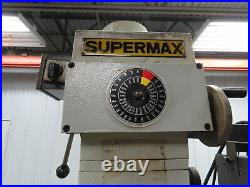 Supermax CNC-20 Milling Machine YCI 9x49 Bed 60-4200RPM R-8 Quill 3Hp 3Ph READ