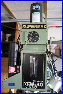 Supermax YCM-40 Manual and CNC Machine