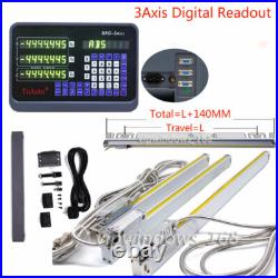 TOAUTO 3Axis Linear Scale 18&20&40 5µm DRO Digital Readout Display CNC Lathe