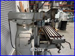 TREE Model 2UVR Variable Speed MILL Milling Machine Digital Read Out Power Feed