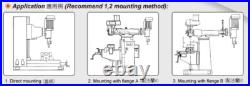 TS-125 Keyway Slotting Head, Shaping Attachment for Milling Machine, 220V, 3-ph